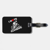 Ik haat klimmen met fietsen bagagelabel (Achterkant horizontaal)
