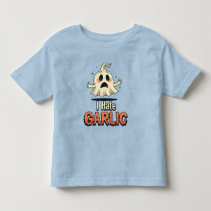 Ik haat knoflookgeest - grappige Halloween-knofloo Kinder Shirts