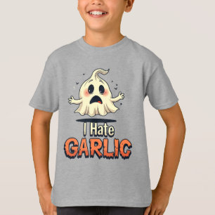 Ik haat knoflookgeest - grappige Halloween-knofloo T-shirt