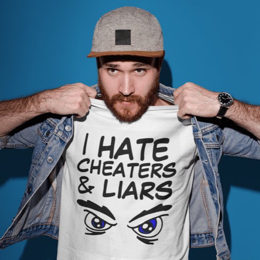 IK HAAT KOPTERS EN LIARS T-Shirts