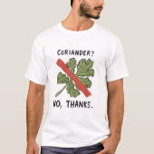 Ik haat koriander / koriander t-shirt (Voorkant)