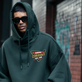 Ik haat koriander / koriander Vrije zone Hoodie