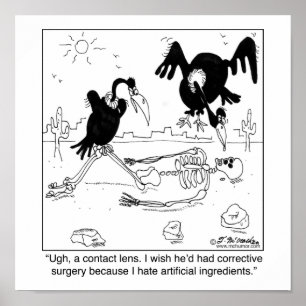 Ik haat kunstmatige ingrediënten poster