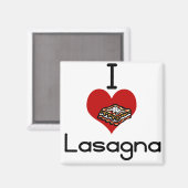 Ik haat lasagne magneet (Voorkant / Achterkant)