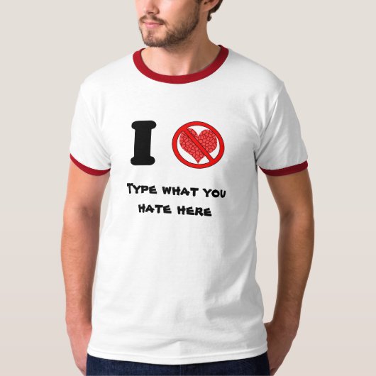 Ik haat Leeg T-shirt (Voorkant)