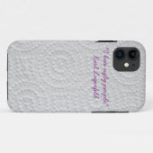 "Ik haat lelijke mensen" Karl Lagerfeld telefoonco Case-Mate iPhone Case (Achterkant (horizontaal))