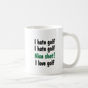 Ik haat - Liefde Golf Koffiemok