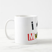 ik haat maandag 1 koffie - mok (Links)