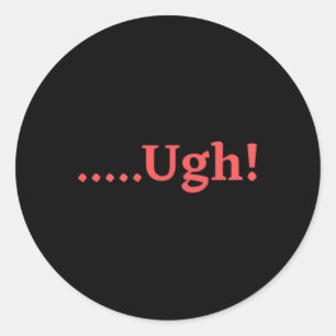 Ik haat maandag Anime Kawaii en Fun Clueless Kawai Ronde Sticker