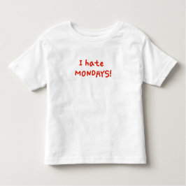 Ik haat maandag! kinder shirts