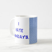 Ik haat maandag. koffiemok (Voorkant links)