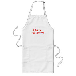 Ik haat maandag! lang schort