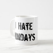 Ik haat maandag-Mok Koffiemok (Voorkant links)