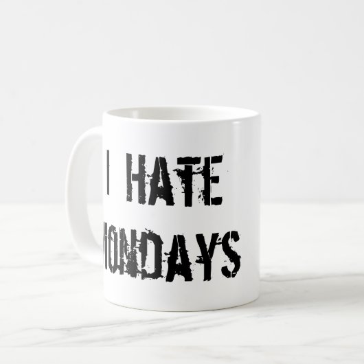 Ik haat maandag-Mok Koffiemok (Voorkant links)