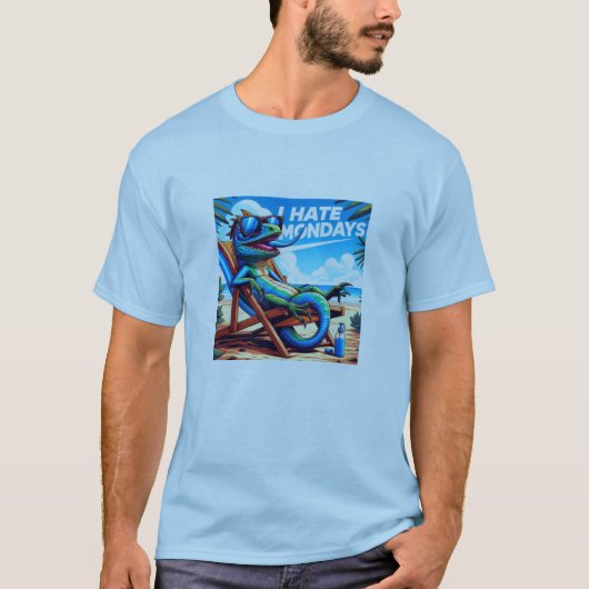 Ik haat maandagen t-shirt (Voorkant)