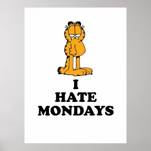 ik haat maanddagen poster (Voorkant)