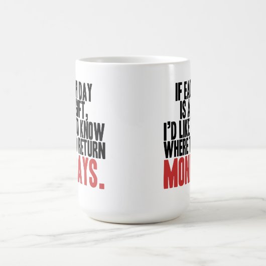 Ik haat maandenlange koffie Mok (Center)