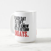 Ik haat maandenlange koffie Mok (Voorkant links)