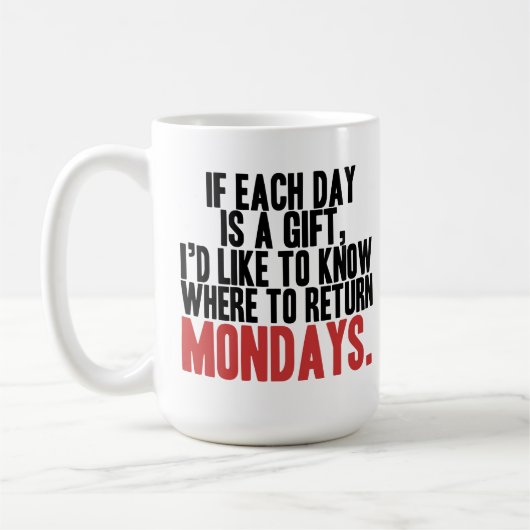 Ik haat maandenlange koffie Mok (Links)