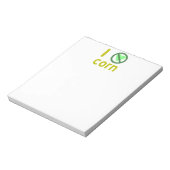 Ik haat maïs notitieblok (Linkerzijde)