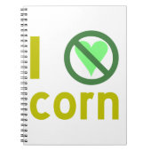 Ik haat maïs notitieboek (Voorkant)