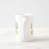 Ik haat maïs porselein kop (Achterkant)