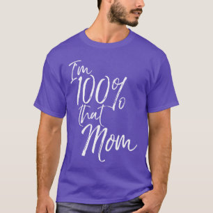 Ik haat mama 100% Grappige Cute Motheree vintage T-shirt