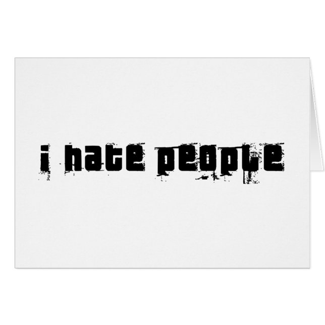 Ik haat mensen (Voorkant Horizontaal)