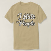ik haat mensen2 t-shirt (Design voorkant)