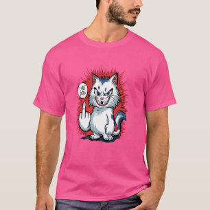 Ik haat mensen die een misantroop zijn, chagrijnig t-shirt