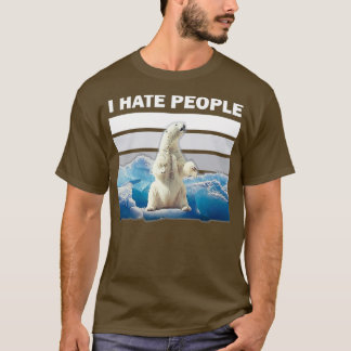 Ik haat mensen die shirt Klimaatverandering beer k