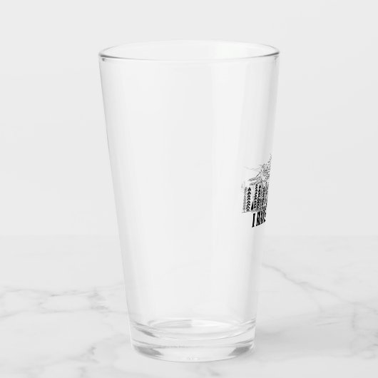 Ik haat mensen glas (Rechts)