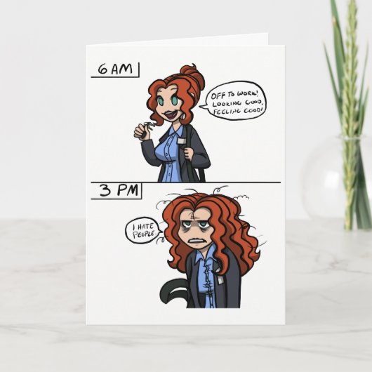 Ik haat mensen kaart (Voorkant)