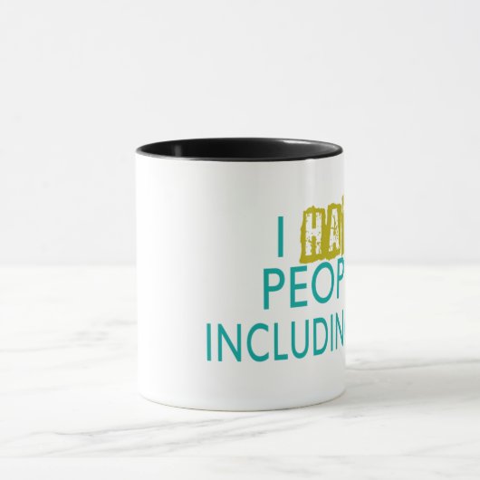 Ik haat mensen koffie Mok. Mok (Midden)