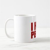 Ik haat mensen. koffiemok (Links)
