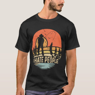 Ik haat mensen met een Duitse tekst Ich hasse Mens T-shirt