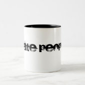 Ik haat mensen. Mok (Center)