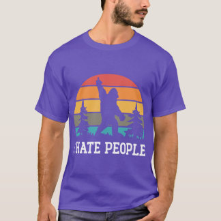 Ik haat mensen Sasquatch T-shirt