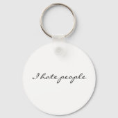 Ik haat mensen sleutelhanger (Voorkant)