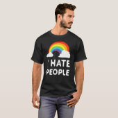Ik haat mensen t-shirt (Voorkant volledig)