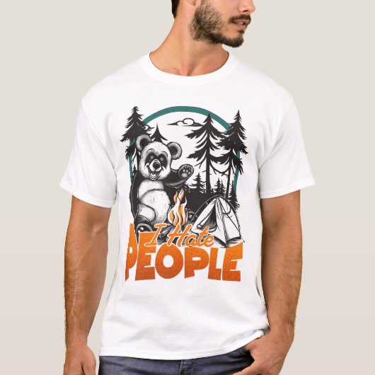 Ik haat mensen t-shirt (Voorkant)