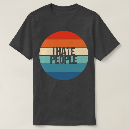 ik haat mensen t-shirt (Design voorkant)