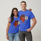 Ik haat mensen Turkije Grappige Turkije Thanksgivi T-shirt (Unisex)