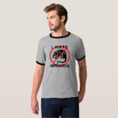 Ik haat miereneters t-shirt (Voorkant volledig)
