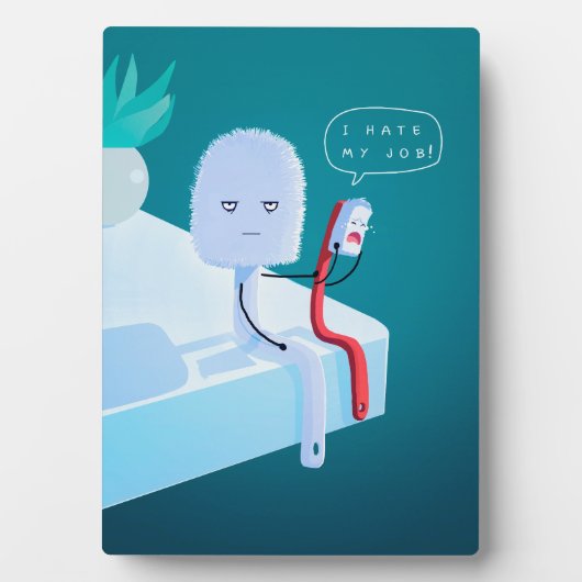 Ik haat mijn baan fotoplaat (voorkant)