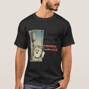 Ik haat mijn baan Serieus grappige werk humor vint T-shirt