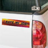 Ik haat mijn Bumpersticker (Op Truck)