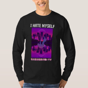 Ik haat mijn eigen esthetische damp t-shirt
