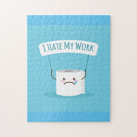 Ik haat mijn werk legpuzzel (Verticaal)