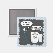 Ik haat m'n werk met magneten (Voorkant / Achterkant)